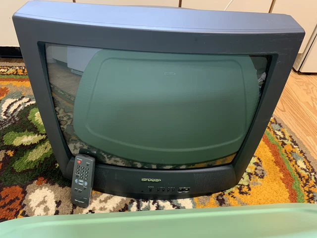 Sharp 19 inch 19” 19L-M100BS, CRT TV Retro Gaming Television with remote Sharp 19 inch 19” 19L-M100BS, CRT TV Retro Gaming Television with remote