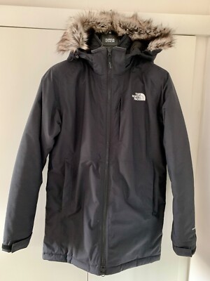 THE NORTH FACE Mens Uk S Black Katavi Sherpa Fleece Foderato Parka ...