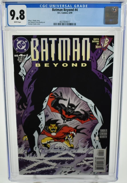 Batman Beyond #4 (1999) CGC Graded 9.8 Darwyn Cooke Cover DC Comics