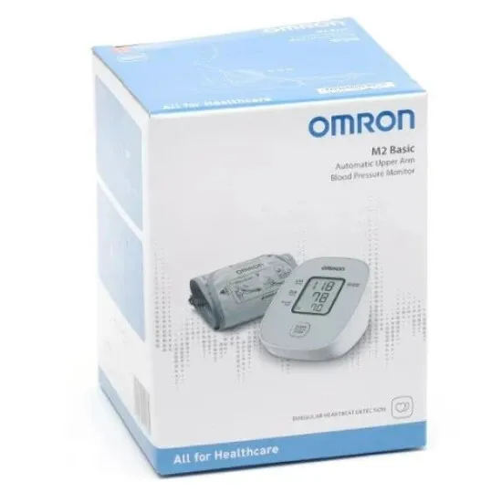 Omron M2 Basic Misuratore Pressione E Battito Da Braccio Digitale Automatico