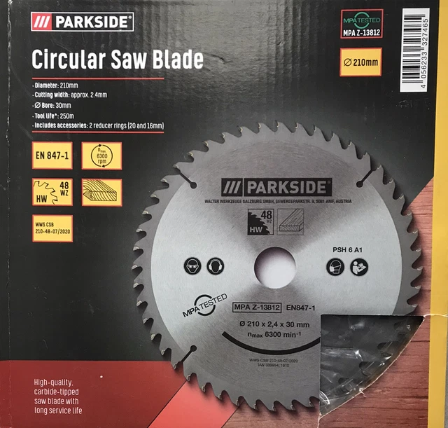 PARKSIDE CIRCULAR SAW blade / Sawblade For Lidl Parkside Circular Saw
