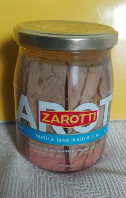 2 Barattoli Filetti di Tonno Zarotti - 520 Grammi