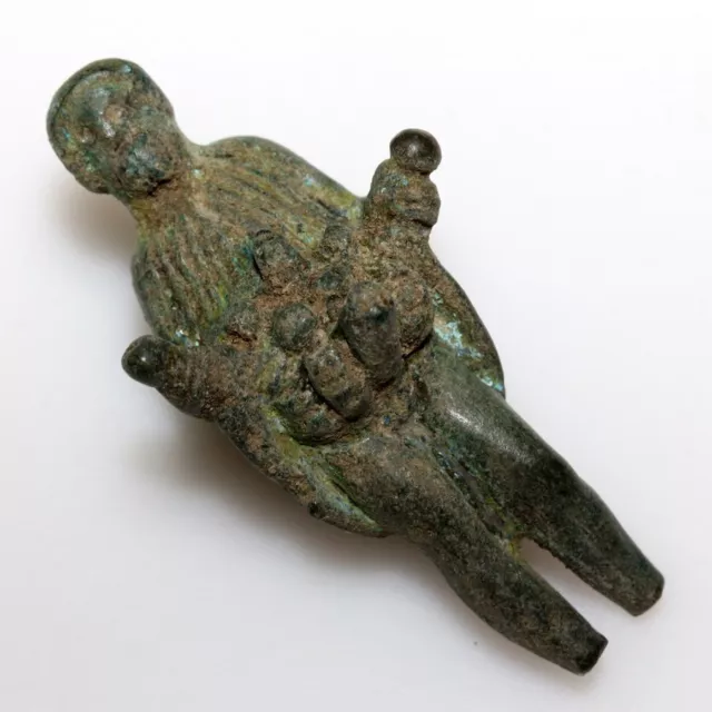Ancient Roman bronze male phallic statue ornament circa 100-400 AD