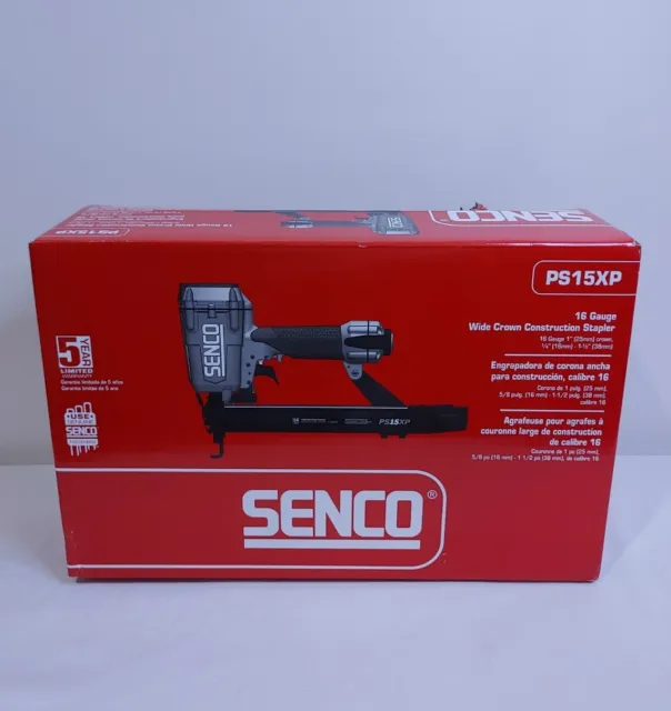 SENCO PS15XP 16 Gauge Wide Crown Stapler - 9T0001N - NEW