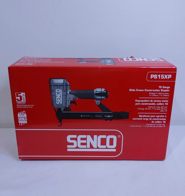 SENCO PS15XP 16 Gauge Wide Crown Stapler - 9T0001N - NEW SENCO PS15XP 16 Gauge Wide Crown Stapler - 9T0001N - NEW