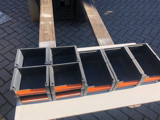 Sichtlagerkasten GARANT Anthrazit 8xAC1 + 3xAB1  Lagerboxen Sichtlagerbox TOPPi