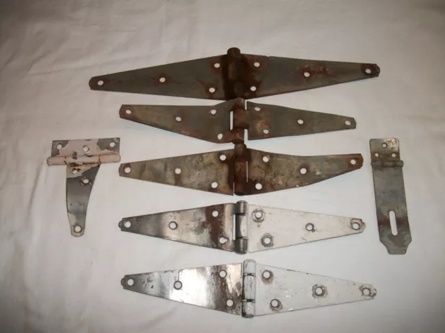 Vintage/Antique Metal Barn Door Strap Hinges