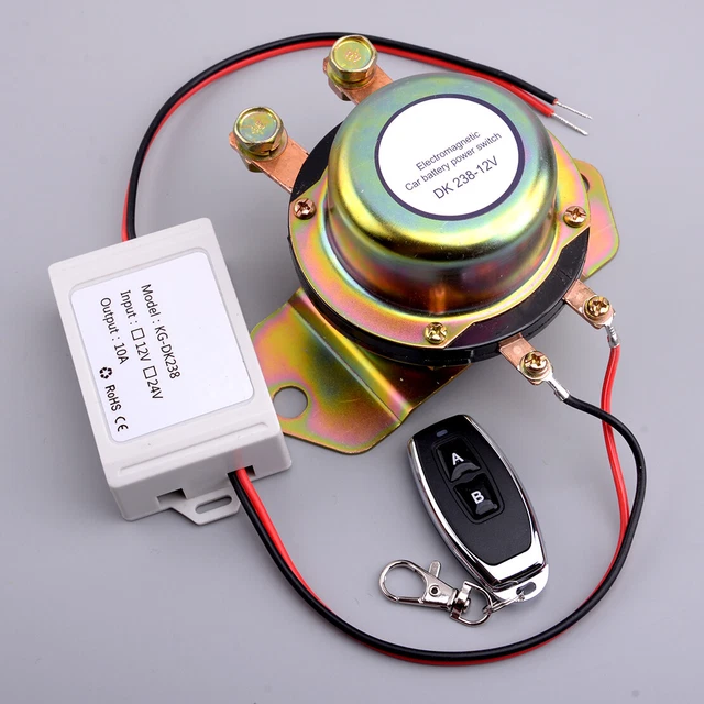KIT WIRELESS REMOTE Control Battery Isolator Switch Terminal Master