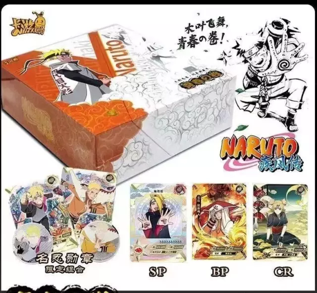 Kayou Youth Scroll Box Naruto Officially Licensed CCG Luxury Collection Edition