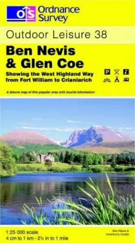 Ben Nevis and Glen Coe - West Highland W... by Ordnance Survey Sheet map, folded