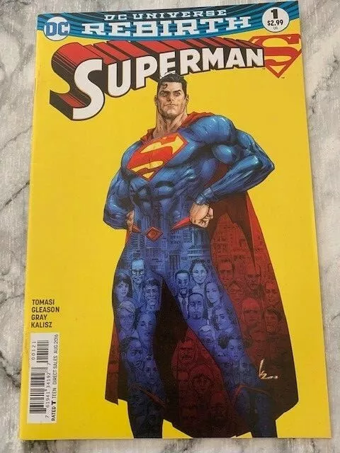 Superman 1 - Superb Variant cover - DC Universe Rebirth 2016 Hot NM
