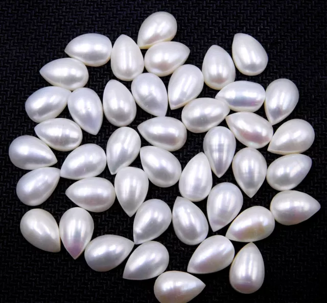 8x12MM Natural Perlas de Agua Dulce Pera Colgante Lote Suelto Piedras Para Joyas