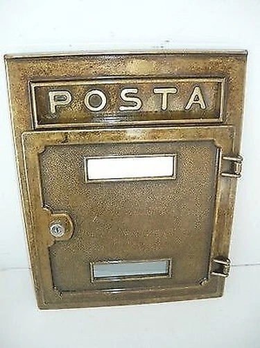Boîte Aux Lettres La Poste - Modèle Delachanal - Fonte - Fin XIXème - 58cm