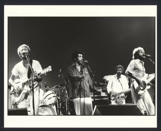 1970s BEN E KING & AVERAGE WHITE BAND Original Photo THE DRIFTERS SINGER hdp