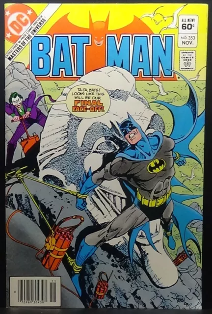 Batman #353 Newsstand Vf+Joker Cover, (2Nd App) Preview Masters Of The Universe!
