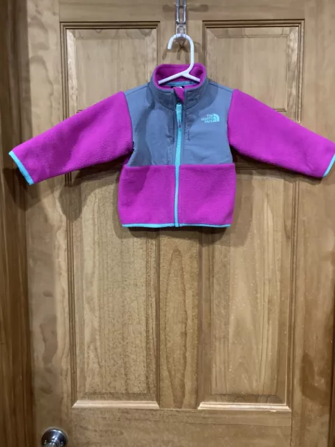 The North Face, Pink, Denali  Fleece  Girls  Jacket, Infant 6-12 Months