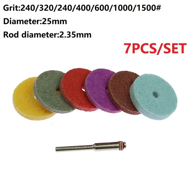 Polissage Roues Roue Disque de Meulage 7pcs / Set Accessoires Grincement Roue
