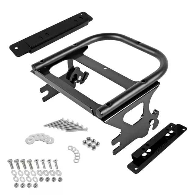 Hogworkz Black Two-Up Tour Pack Mount for Harley 97-08 Touring - HW157114