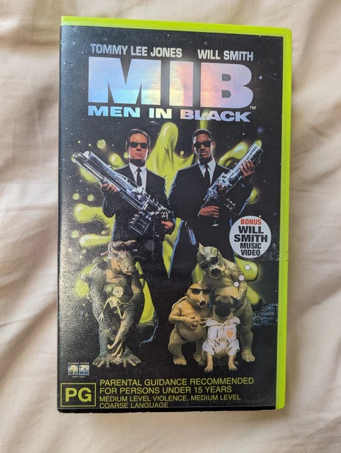 MEN IN BLACK - MIB - VHS - VCR - Video Tape - Will Smith - Sci Fi £7.68 ...