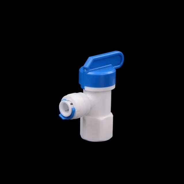 Rubinetto con valvola a sfera per serbatoio accumulo depuratore acqua osmosi 1/4