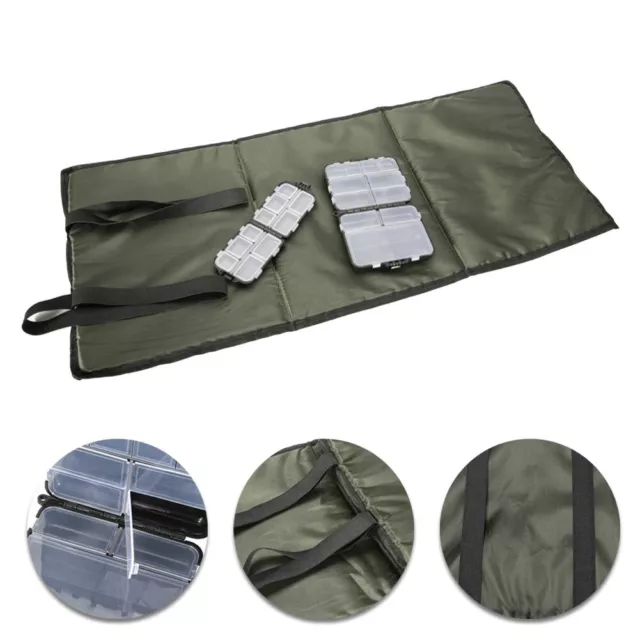 Carp Landing Mat + 2pc Lure Box Set for Foldable Fishing Unhooking Mat