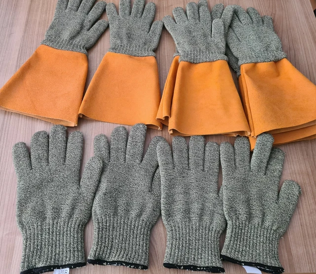 XWYDZ Hitzeschutzhandschuhe Für Lockenstab & Glätteisen, Silikongriff, Verschiedene Größen
