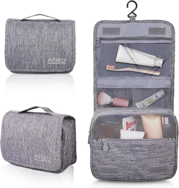 Beauty Case da Viaggio, Borsa da toilette da viaggio per Donna Uomo impermeabile