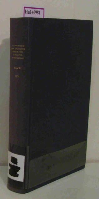 Bibliographie der deutschen Sprach- und Literaturwissenschaft 1971. Band 11. Köt