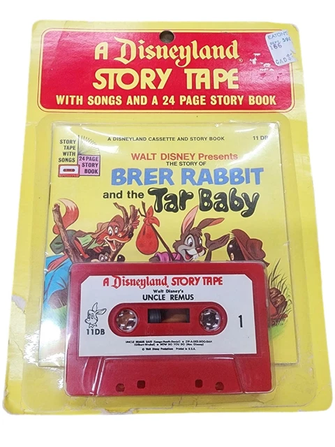 WALT DISNEY STORY of Brer Rabbit and the Tar Baby On Card $65.00 ...
