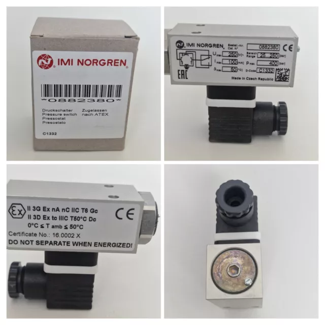 Switch Imi Norgren Hydraulic Atex 25 - 250 BAR, 0882380000000000 18D