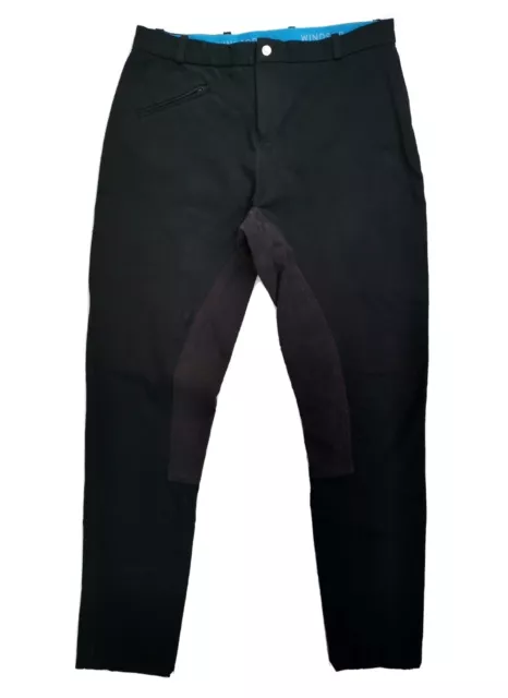 Windsor Riding Apparel Women's Size 12 (Girls 16) Black Jodhpurs Horse-riding