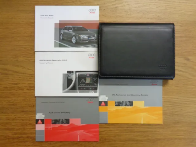 Audi RS4 Avant/Estate Owners Handbook/Manual and Wallet 06-08