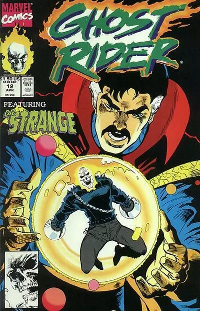 Ghost Rider #12 Volume 2 Marvel Comics April Apr 1991 (VFNM or Better)