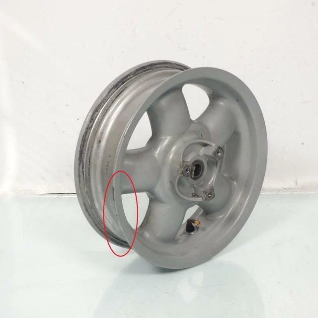 Jante arrière J 12xMT3.50 origine pour scooter Yamaha 125 Majesty 2001-2006 5NR
