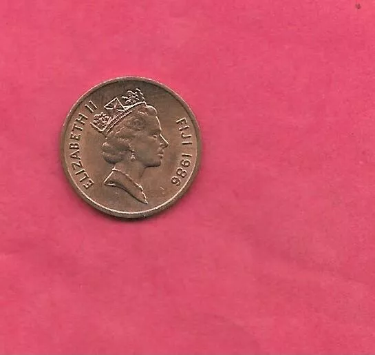 Fiji Km49 1986 Cent Bu Gem Uncirculated Nice Old Vintage Bronze Coin