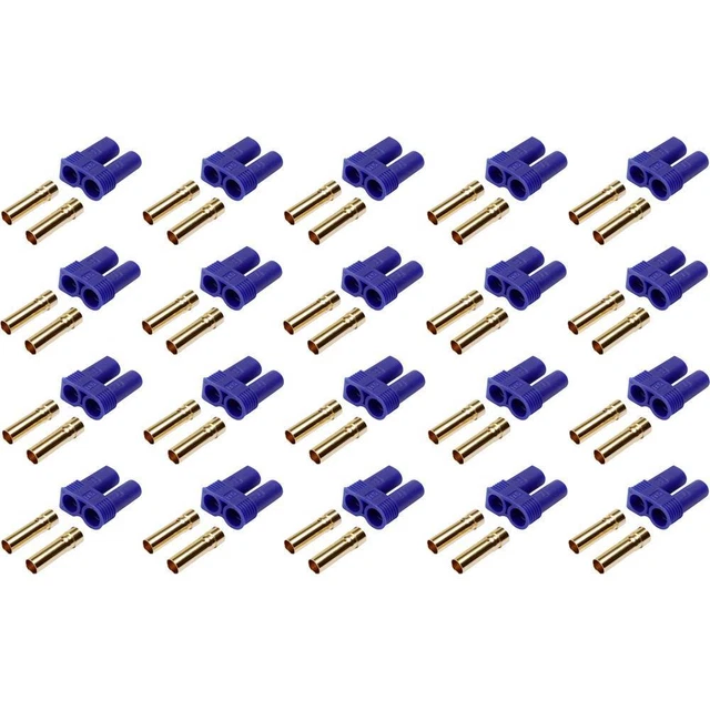 Reely 1399710 Prise femelle pour batterie EC5 doré(e) 20 pc(s)