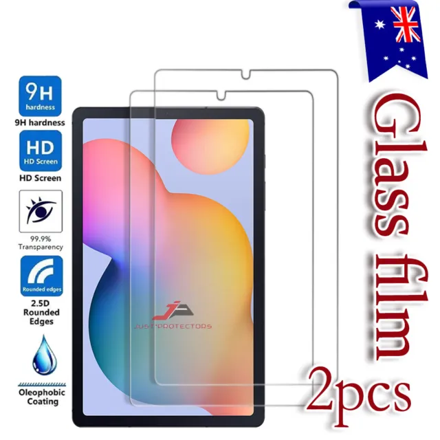 2X For Samsung Galaxy Tab S6 Lite SM-P610 P615 Tempered Glass Screen Protector