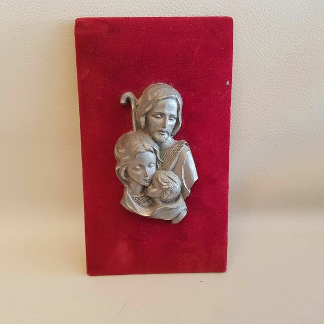 Crèche De Noël Miniature En Boîte En Fer - Figurines En Résine - 9,5x6 Cm - Décoration De Table Religieuse