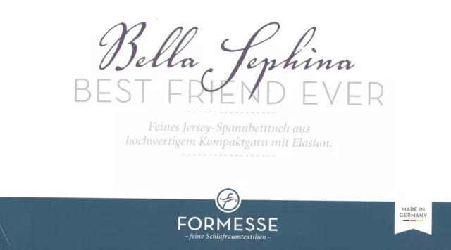 Formesse Bella Sephina Spannbettlaken Spannbetttuch 200x220 - 200x240 braun Café 2