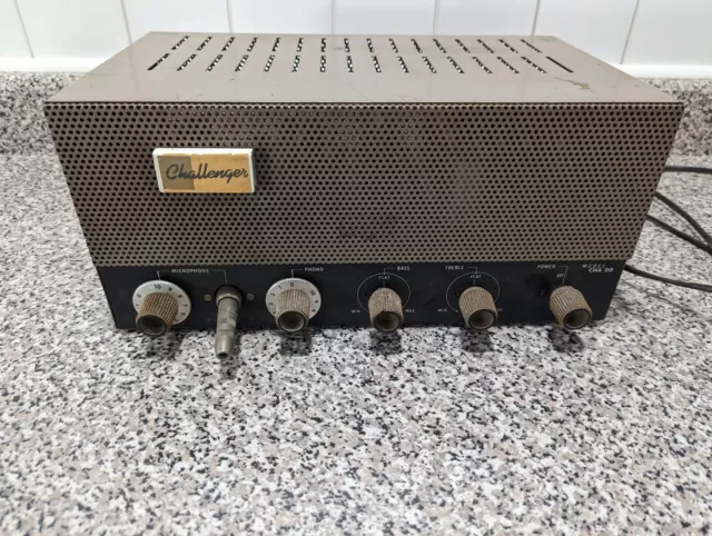 VINTAGE CHALLENGER AUDIO TUBE AMPLIFIER CHA20 very rare amp