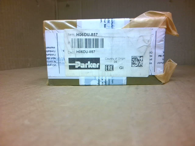 PARKER H06DU-857 Poussoir Hydraulique Corps Collecteur - Usine Scellé 3