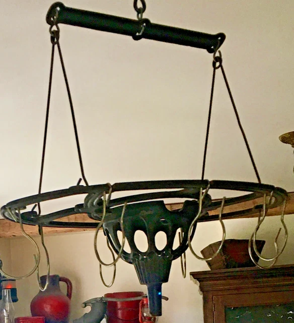 Antique String Rack GENERAL STORE HANGING Storage Cast Iron Twine Holder Antique String ...