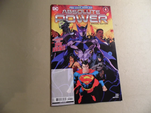 ABSOLUTE POWER SPECIAL Edition #1 (DC Comics 2024) Free Comics Book Day ...