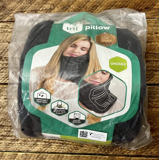 Brand New Trtl Super Soft Travel Neck Support Pillow - Gray Unisex Free Shipping