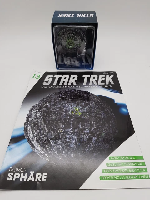 Star Trek - astronave - Eaglemoss - Borg Sphere + fascicolo 13