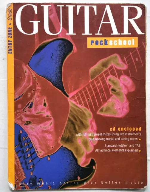 Electric Guitar Rock School entry zone grade 1 Book no cd can be downloaded