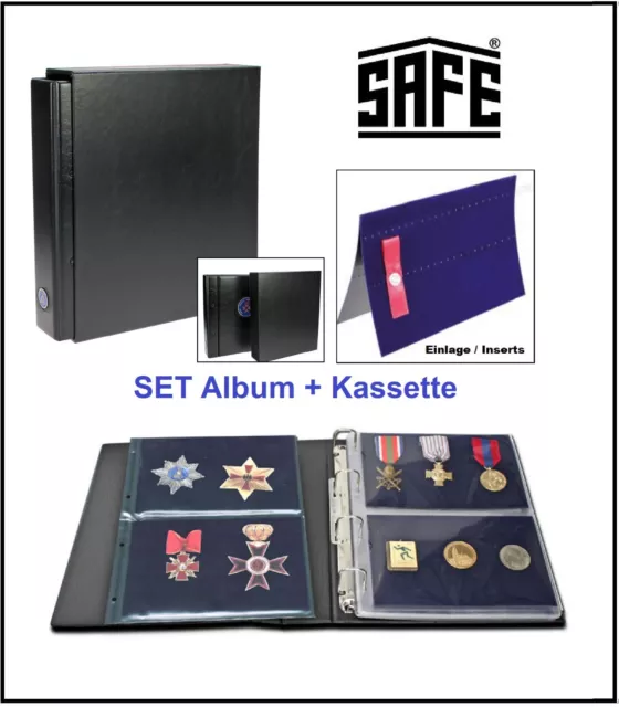 Álbum de recortes Militaria Orden A4 Safe 7355 Premium + 2 Fundas 7356 + Estuche