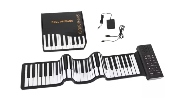 Piano numérique 88 touches, clavier électronique portable avec touches  lestées, fonction bluetooth, interface midi, haut-parleurs et pédale de  sustain, pour enfants et adultes (blanc) - Conforama