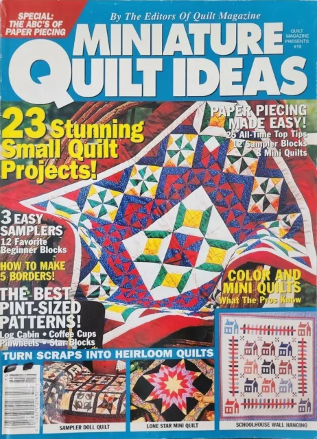 Miniature Quilt Ideas Magazine Quilt Patterns Projects By Quilt Magazine s2