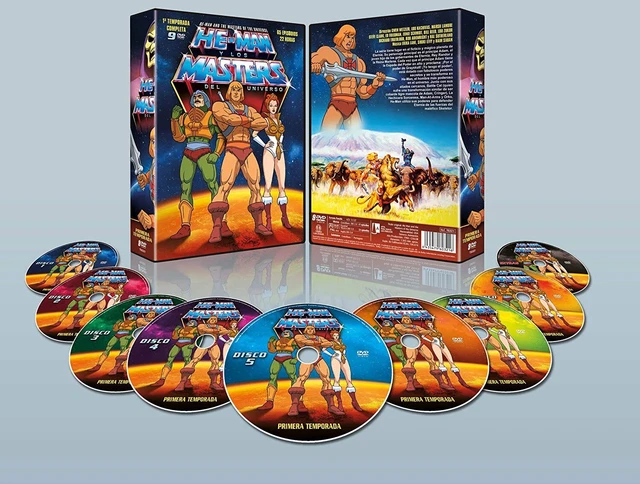 HE-MAN Y LOS Masters del Universo Temporada 1 Pack 9 DVDs 1983 He-Man